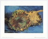 Mini kunstposter - Zonnebloem - Vincent van Gogh - 24x30 cm