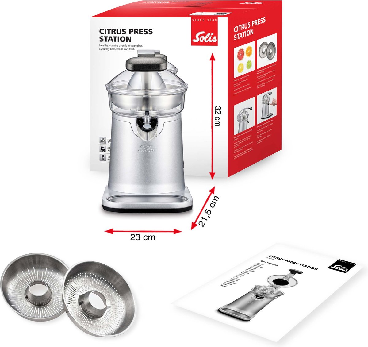 【未使用】 ソリス シトラスプレスステーション　電動 ジューサー シトラスプレスステーション | ソリスジャパン株式会社