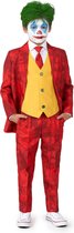 Suitmeister Joker Kostuum - Jongens Pak - Carnaval En Halloween Kostuum - Batman - Rood - Maat S