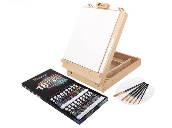 Sculpd Aardewerkset Voor Kaarsen Met Luchtdroge Klei En Acrylverfstiftenset, Beginnerskaars Starterkit Voor Volwassenen Met Niet-giftige Eco-sojawas