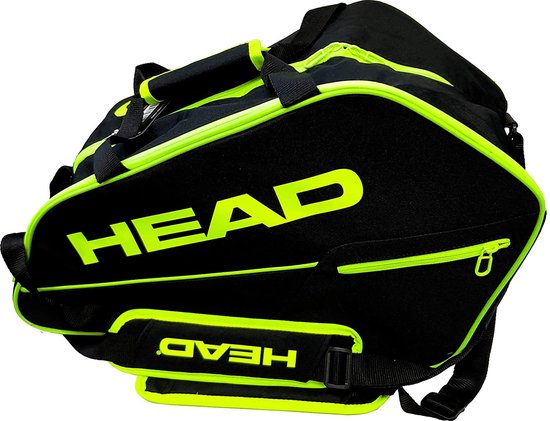 Head Core Padel Combi Racketbag padeltas Zwart-geel