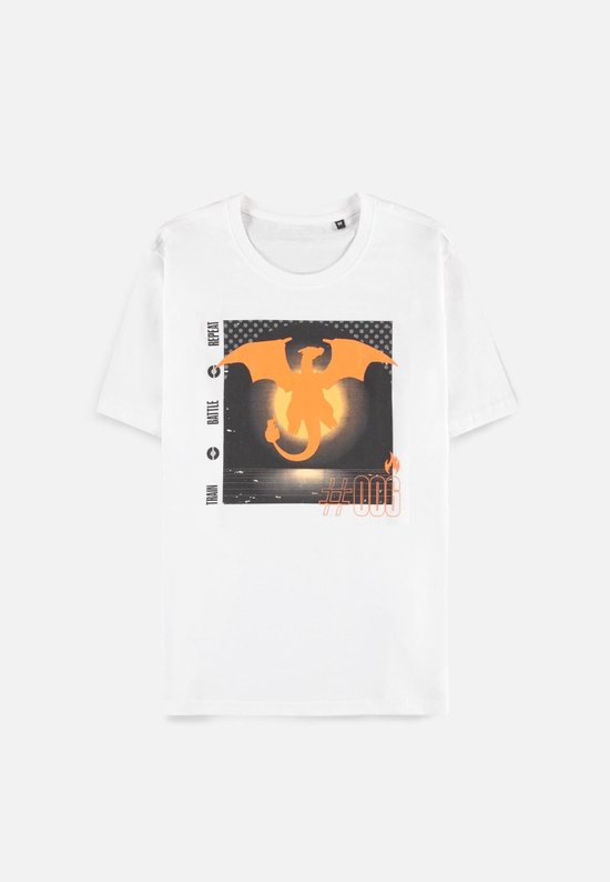 Pokémon - Charizard Heren T-shirt - M - Wit