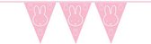 Vlaggenlijn Nijntje - baby roze - meisje geboren - geboorte meisje - roze