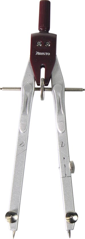 Aristo snelverstelpasser - GEOCollege - lengte 170mm - diameter 340mm - wijnrood - AR-55441