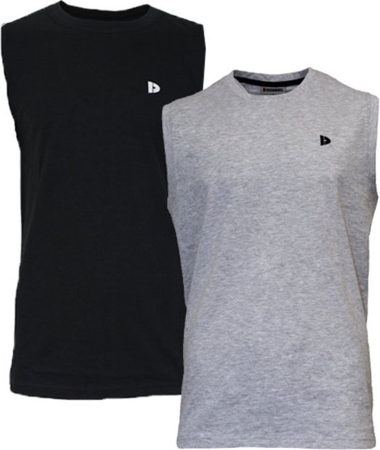 Donnay T-shirt zonder mouw - 2 Pack - Tanktop - Sportshirt - Heren - &