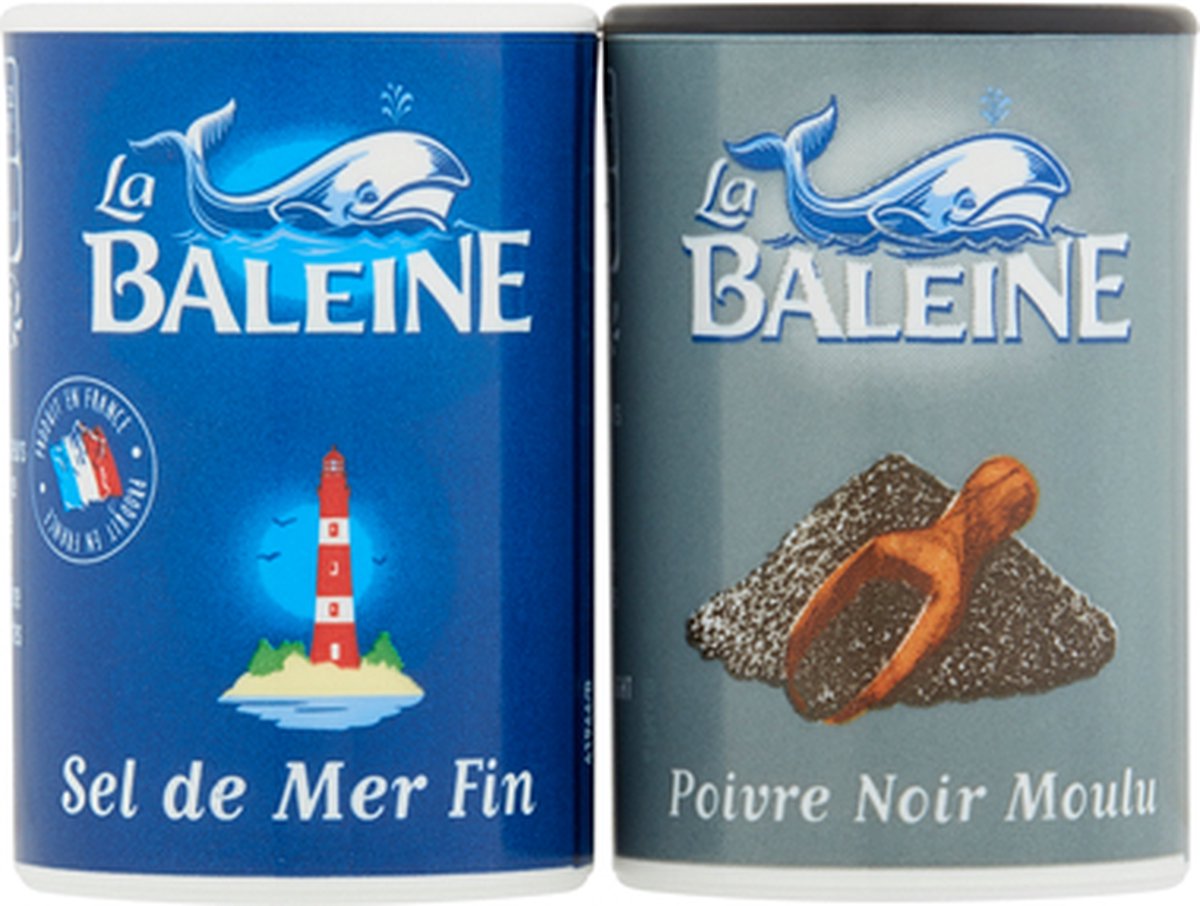 Goedkoopste La Baleine Tafel Zout Zwarte Peper Gemalen