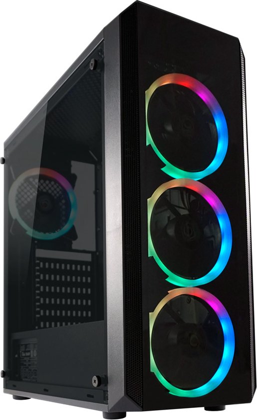 PC Gamer AWD-IT – Intel I5-10400F, 16 Go DDR4, SSD 240 Go + HDD 1 To, Tour Occasion