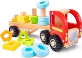 New Classic Toys Camion en bois avec formes