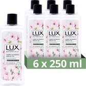Lux Botanicals Cherry Blossom & Apricot Oil Douchegel - 6 x 250 ml - Voordeelverpakking