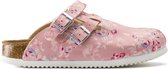 Birkenstock Kay SL Dames Werkklompen Flower Field Rose Narrow-fit |  Roze | Imitatieleer | Maat 37