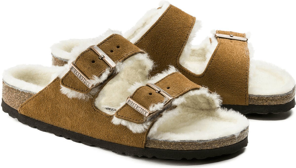 Birkenstock Arizona VL Shearling Mink Regular Bruin