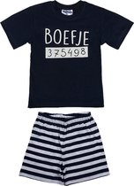 Fun2Wear - Shortama Boefje - Navy Blauw - Maat 68 -