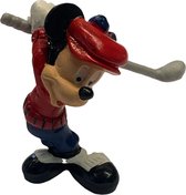 Golfende Mickey Mouse - speelfiguur - 7 cm - Golf speler - Bullyland