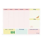 Mr Wonderful weekkalender 2021 + Post-its  - week - zonder datum - 25 x 19.5 cm - lannoo