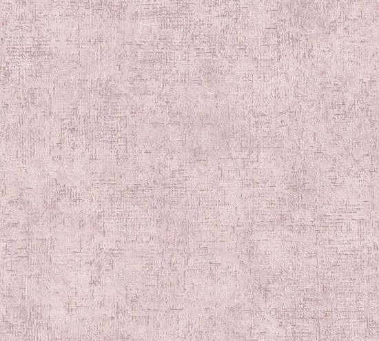 Gros plan détaillé de papier peint rose pâle avec une structure vintage et un effet métallique.