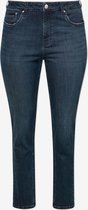 EVIVA - Jeans broek slim fit met hoge taille - donkerblauw