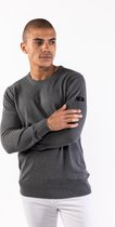 P&S Heren pullover-WILL-mid grey-XL