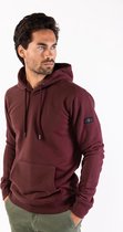 P&S Heren hoodie-LIAM-bordeaux-L
