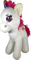 Rainbow Unicorn Pluche Knuffel (Wit) 30 cm | Regenboog Eenhoorn Peluche Plush Toy | Speelgoed Knuffeldier Knuffelpop voor kinderen | Extra zacht en lief knuffeltje