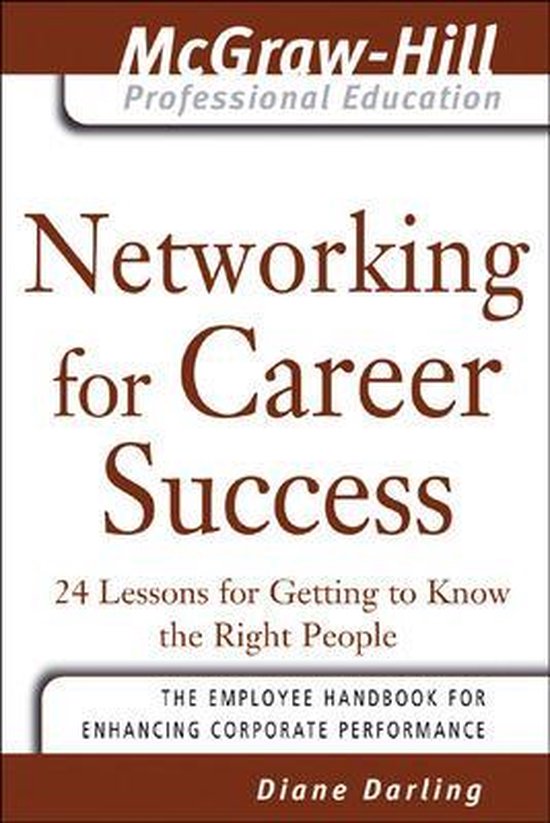 Networking for Career Success, Diane Darling 9780071456036 Boeken