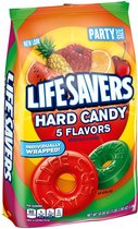 Lifesavers 5 flavors JUMBO zak 1.4 kilo Party Size USA