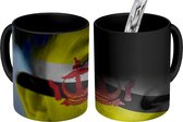 Magische Mok - Foto op Warmte Mokken - Koffiemok - Vlag van Brunei - Magic Mok - Beker - 350 ML - Theemok