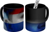 Magische Mok - Foto op Warmte Mokken - Koffiemok - Vlag van Nederland - Magic Mok - Beker - 350 ML - Theemok