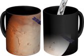 Magische Mok - Foto op Warmte Mok - Ruimte - Mars - Satelliet - 350 ML