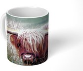 Mok - Schotse Hooglander - Portret - Koeienkop - 350 ML - Beker
