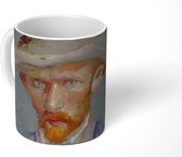 Mok - Koffiemok - Zelfportret - Vincent van Gogh - Mokken - 350 ML - Beker - Koffiemokken - Theemok