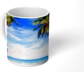 Mok - Palmbomen - Strand - Zee - 350 ML - Beker
