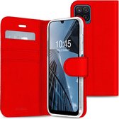 Samsung A12 hoesje bookcase - Samsung Galaxy A12 hoesje bookcase - hoesje Samsung A12 bookcase - hoesje Samsung Galaxy A12 bookcase - A12 hoesje bookcase - Kunstleer - Rood - Accezz Wallet So