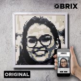 QBrix Original set - sinterklaas of kerst cadeau - zwart wit - 40 x 40 cm