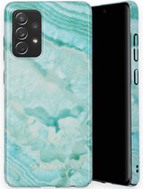 Selencia Maya Fashion Backcover Samsung Galaxy A52(s) (5G/4G) hoesje - Agate Turquoise