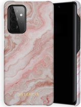 Selencia Maya Fashion Backcover Samsung Galaxy A52(s) (5G/4G) hoesje - Marble Rose