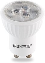 Spot LED vert LED - 3W - Montage GU10 - Blanc chaud - Dimmable - 35mm