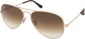 Ray-Ban RayBan Aviator Gradiënt zonnebril - goud montuur met lichtbruine gradiënt lenzen - 62 mm - RB3026 001/51 62-14