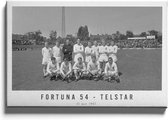 Walljar - Fortuna 54 - Telstar '67 - Muurdecoratie - Canvas schilderij