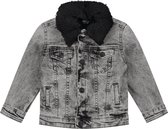 KMDB Jasje Denim Jacket Berlin Grey Washed Jongens Grijs - Maat 80