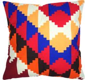 Kussenhoes Aztec | Etnisch | Tribal | Boho | Linnenlook | 45 x 45 cm | Exclusief binnenkussen