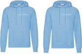 Hoodies koppel met liefdes datum in romeinse cijfers-Koppel hoodies voor hem en haar-de datum zetten wij om in romeinse cijfers-Maat Xl