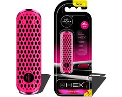 Aroma Hex - Car Airfreshner Bubblegum | Fragrance Boost- Luchtverfrisser auto | Autogeur | Auto Geurverfrisser | Auto Luchtverfrisser – Ventilatierooster – Franse Parfumgeur – Tot 40 Dagen Geur