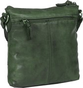 Justified Bags® Chantal Top Zip Shoulderbag Dark Green