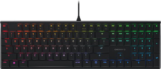 CHERRY MX 10.0N toetsenbord RGB zwart