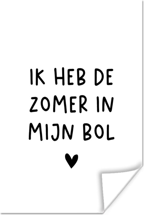 Poster Quotes - Spreuken - André Hazes - Ik heb de zomer in mijn bol