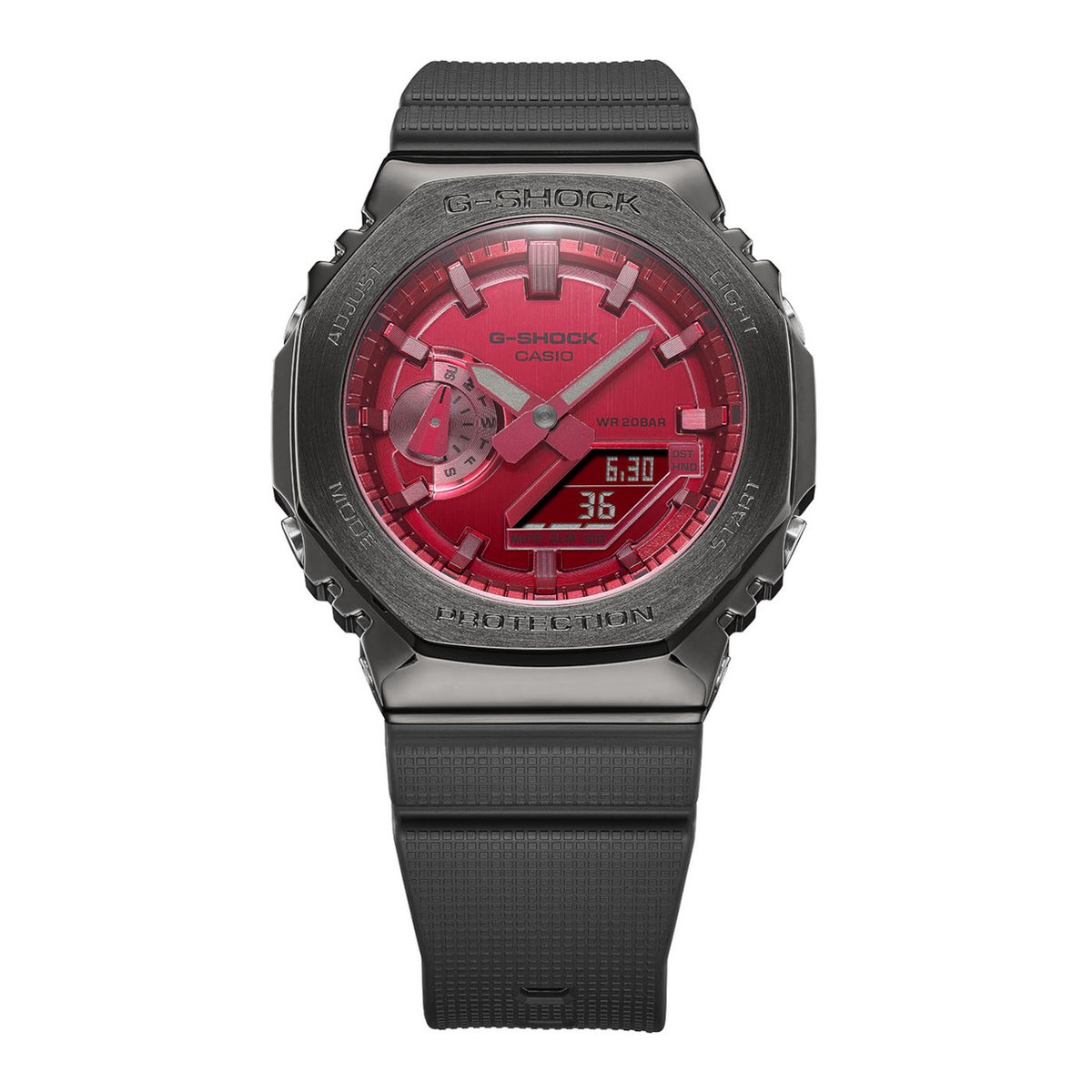 Casio G-Shock GM-2100B-4AER Horloge - Kunststof - Zwart - Ø 44 mm