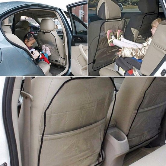 3 pièces Housse de protection transparent siège de voiture