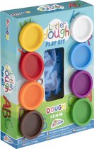 Klei speelset | 8 kleuren x 50 gram | Inclusief lettervormen | speelgoed voor kinderen