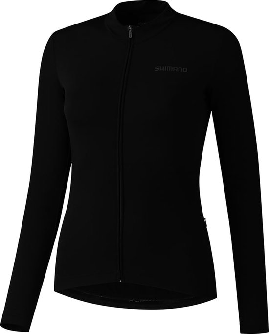 Maillot Cyclisme Femme - Shimano Kaede Thermal - Taille S - Zwart