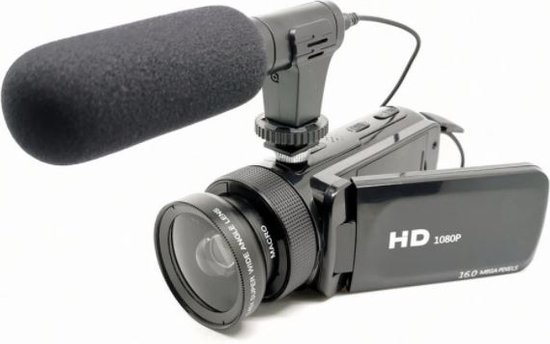 Dakta® Camcorder | met Microfoon | Full HD 1080P 16MP | Digitale Camera |  Videotoestel... | bol.com